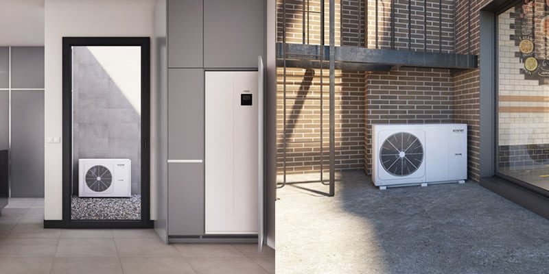 Diferencia entre aerotermia bibloc o monobloc - feat aerotermia monobloc o bibloc