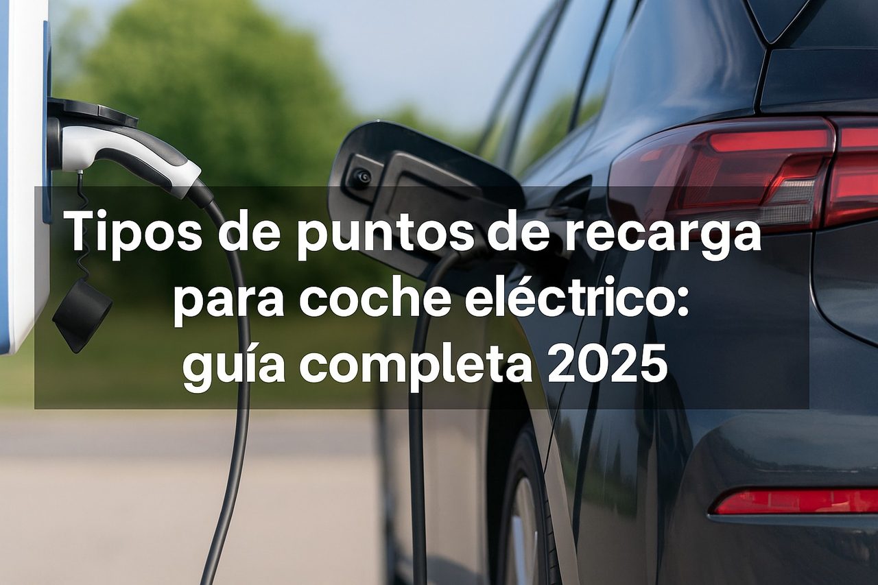 Tipos de puntos de recarga para coche eléctrico: guía completa - feat tipos puntos de recarga