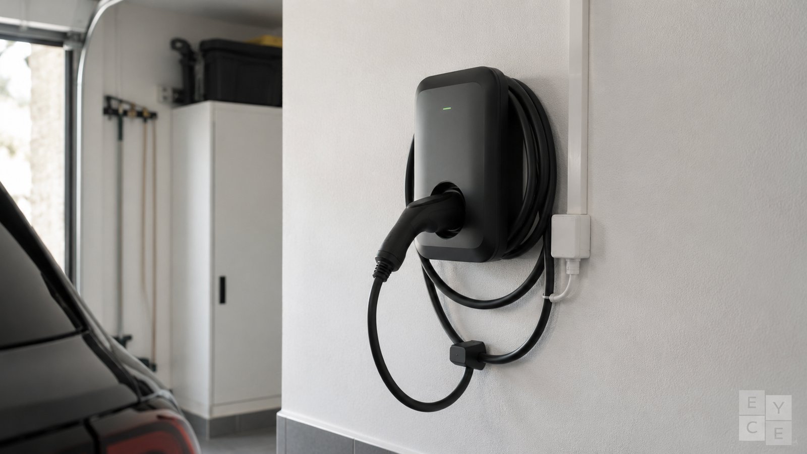 Wallbox instalado en garaje particular en Badajoz